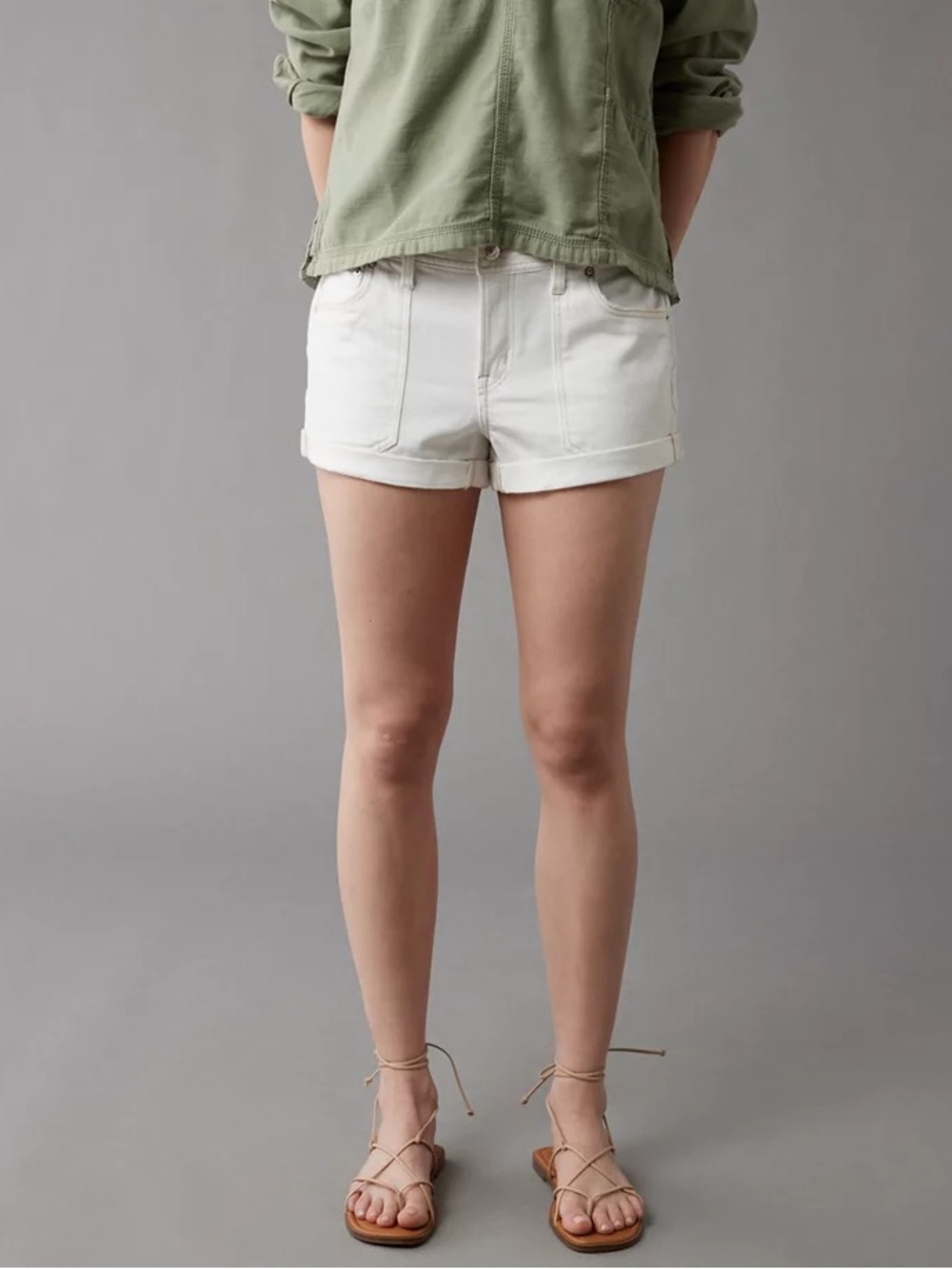 AE Dreamy Drape Stretch Denim Easy Shortie